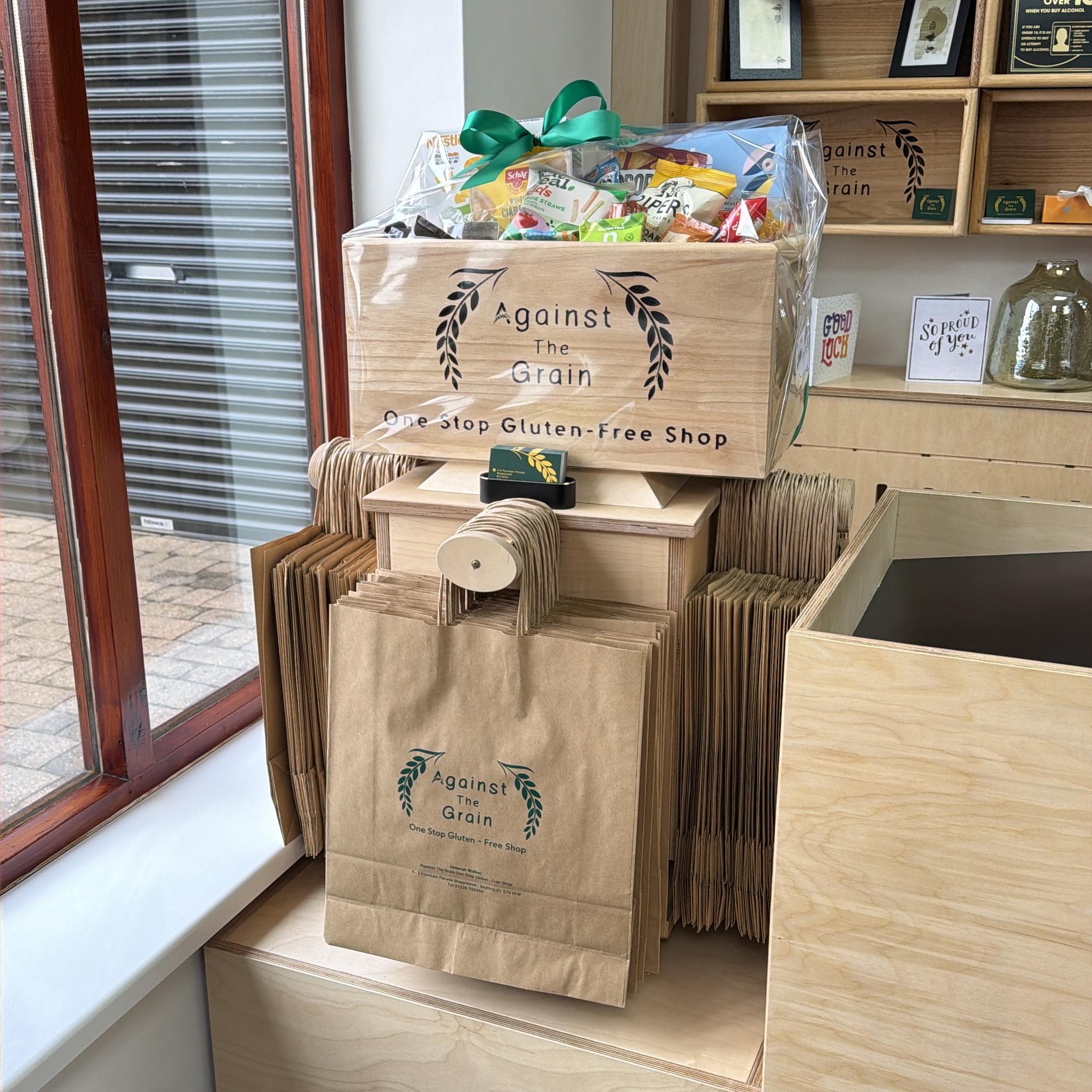 Bespoke hamper and branded bags