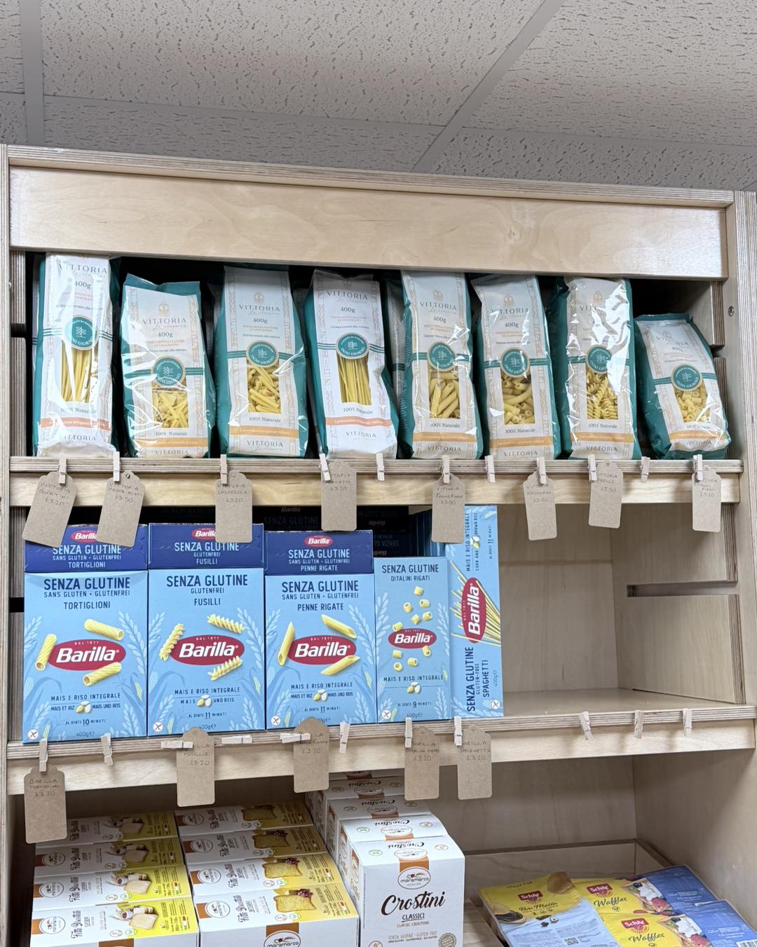 Premium pasta selection