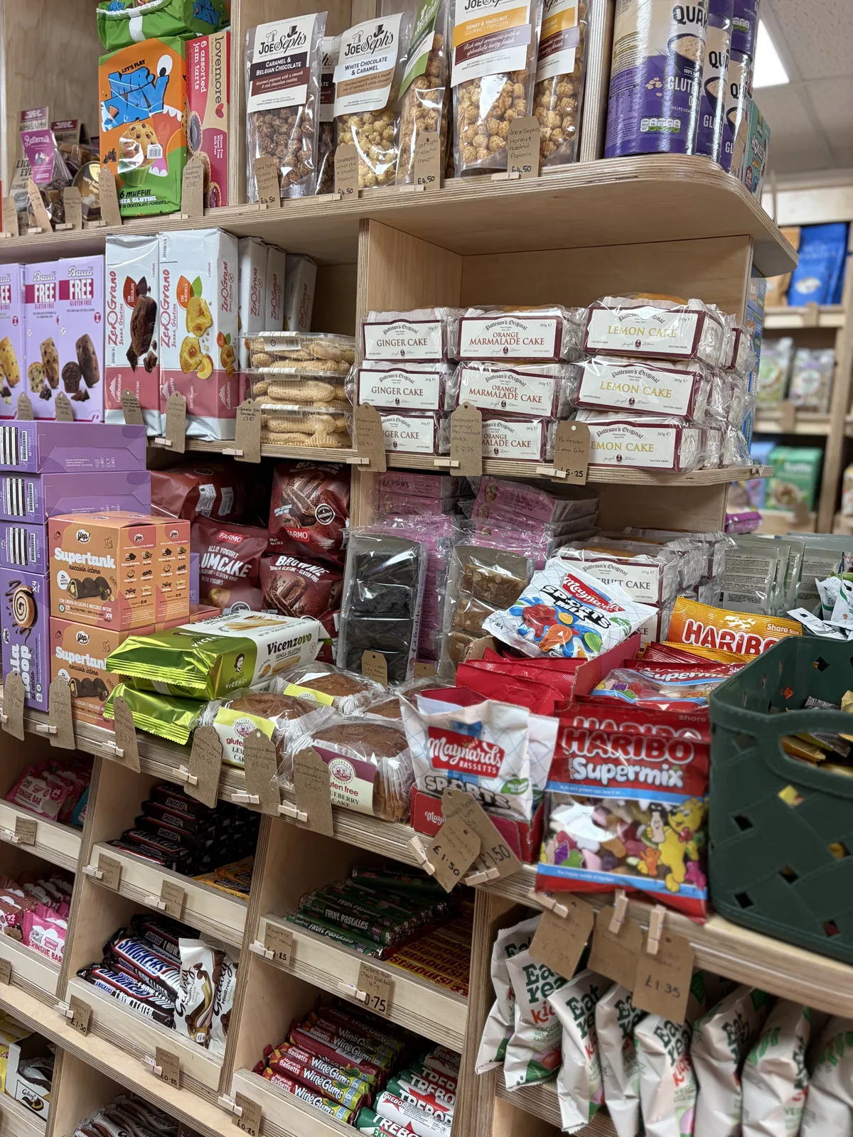 Health food aisle